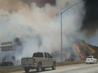 70-Acre Brush Fire Burns Off I-15 in Temecula