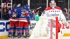 Rangers hold off Capitals, even series