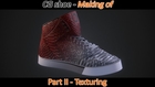 CG Shoe Making of - Part II: Texturing