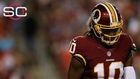 RG III caught off-guard by not being able to play