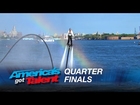 Damone Rippy: Hot Flyboarder Plays in the Hudson River - America's Got Talent 2015