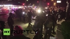 USA: Ferguson protesters strike National Guard Humvee