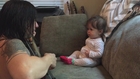 Cute Baby Dances When Her Dad Plays Guitar