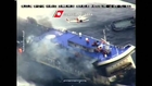 Dramatic video shows burning Italian ferry