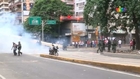 Venezuelan police fire tear gas at food shortage protests