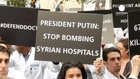Air strikes pound areas of northwest and south Syria