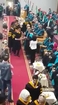 Student spits on his teacher during the university graduation ceremony.