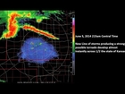6/05/2014 -- Airplanes spraying (seeding) over Kansas cause tornadoes + hail