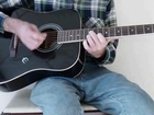 acoustic guitar playing in different alternate tunings