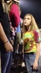 Girl gets a wet surprise at football game