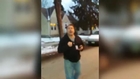 Argument ensues after gun is pulled on approaching black man
