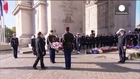 World War One Armistice Day ceremonial remembrance
