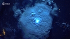 ESA / ISS video of lightning strikes on Earth