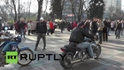 Ukraine: Right Sector resumes protest outside Rada