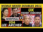 Jeanette Lee / Archer (USA) - Fisher / Osborne (UK) ● SEMIFINAL ● World Mixed Doubles 2011