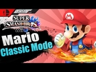 Super Smash Bros For WiiU - Mario Gameplay | Classic Mode Part 1! (HD + Webcam)