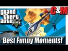 GTA 5 Funny Moments  Nip Slip, Penguin Dive, Car Fail and Wolf Sucks!