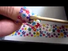 Flower Power Recht Blumen Frühling Sommer Nail Foil Wrap Art Tutorial HowTo Step By Step HD Video