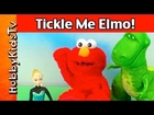 HobbyBaby Reacts to Extreme Tickle Me Elmo! FROZEN'S Elsa and Rex Play!