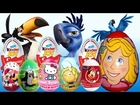 20 Kinder Surprise eggs Disney FROZEN Hello Kitty Mickey Filly Cars 2 Kinder Joy Rio 2 Spiderman