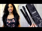 STRAIGHTENING MY THICk CURLY HAIR w/ the Karmin Salon Pro G3