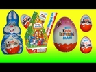 Surprise eggs Kinder Surprise  Barbie Mickey Mouse Easter eggs my video animation