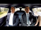 President Obama and Jerry Seinfeld roll around the White House