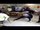 Detroit Teacher fired for breaking up fight Raw Footage