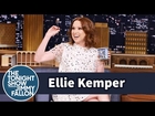 Ellie Kemper Celebrates Her Pregnancy with Tonight Dough Ice Cream
