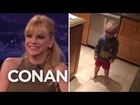 Anna Faris Is Giving Her Son Acting Lessons  - CONAN on TBS