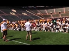 Butch Jones, UT students, and the Vols have a dance party