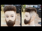 Men's Haircut Tutorial - Pompadour Fade & Beard Trim - TheSalonGuy