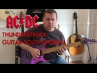 Thunderstuck guitar solo lesson - AC/DC