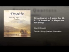 String Quartet in F Major, Op. 96, B. 179 