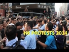 Hong Kong Occupy Central Protesters Scuffle with Opponents 香港佔中與反佔中示威者爆發激烈衝突