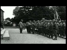 Decoration of United States troops by Major General Lawton Collins in Europe. HD Stock Footage