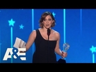 Rachel Bloom Wins Best Actress in a Comedy Series | 2016 Critics' Choice Awards | A&E