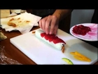 Pink Salmon Sushi Roll   Japanese Food Recipe
