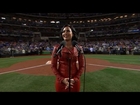 Demi Lovato sings the national anthem