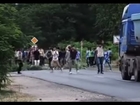 Hungarian Police Battle with Muslim Protesters in Migrant Camp