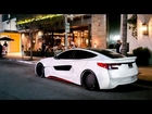 Will.i.am's Insane Custom Wide Body Tesla S in Beverly Hills