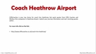 Coach hire Heathrow Airport