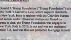 Trump foundation ordered to stop fundraising