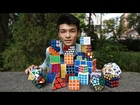 One Handed Rubik's Cube Madness