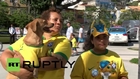 Brazil: Meet Brazil's cutest canine footy fans