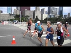 Melissa King (turquoise) ITU Chicago Triathlon June 2014 Run