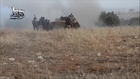 Bashar's mercenary terrorist running away from frontlines