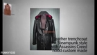 LEATHER HOODIE WITH LAMBSKIN LINING CUSTOM MADE STYLE LLH050 www LEATHER SHOP BIZ video...