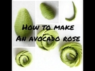 How To Make An Avocado Rose/Flower