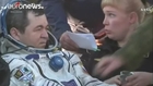 Record-breaking US astronaut, crewmates safely return to Earth